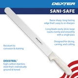 SANI-SAFE® 12" Roast Slicer WHITE