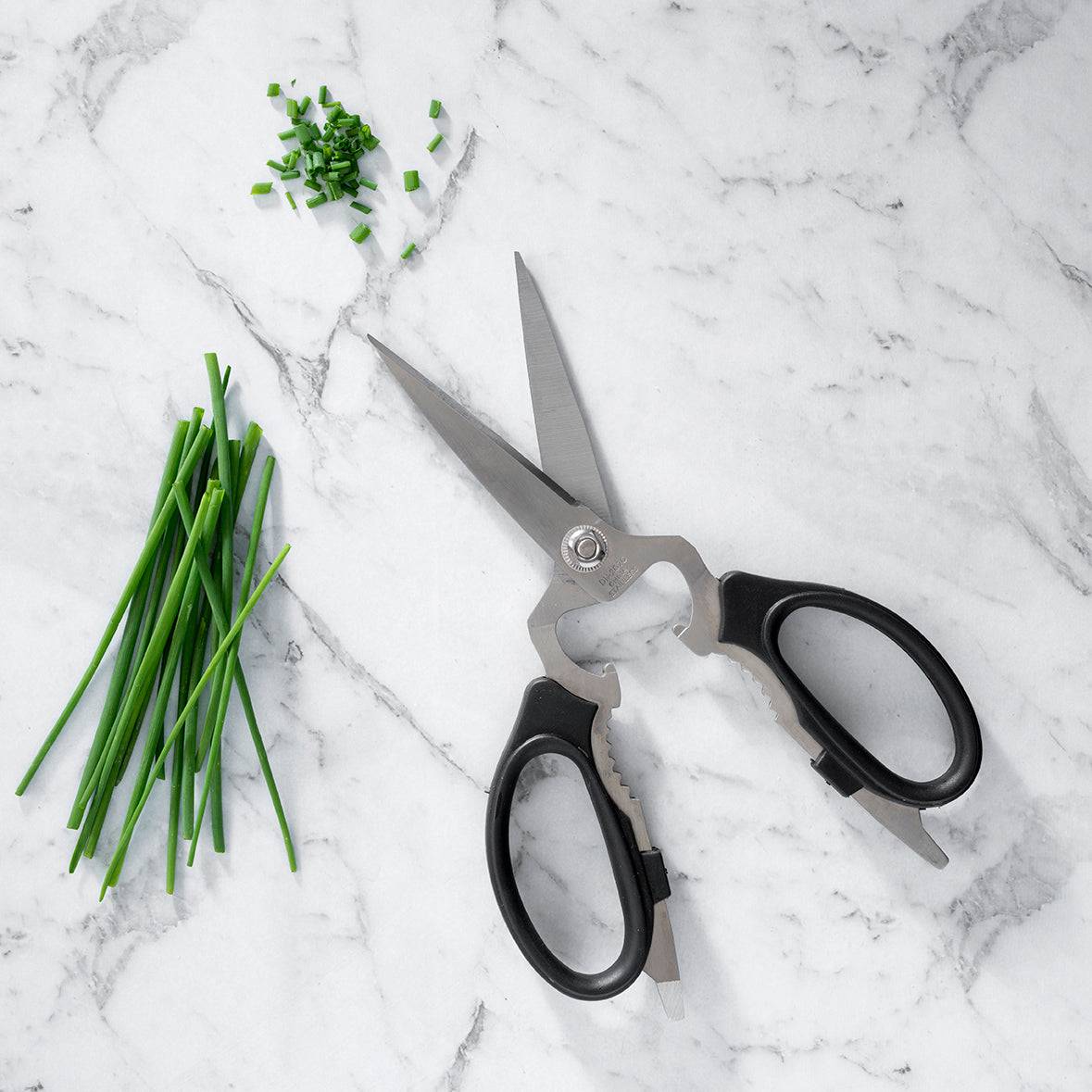 Kitchen Scissors 8" Take apart black handle