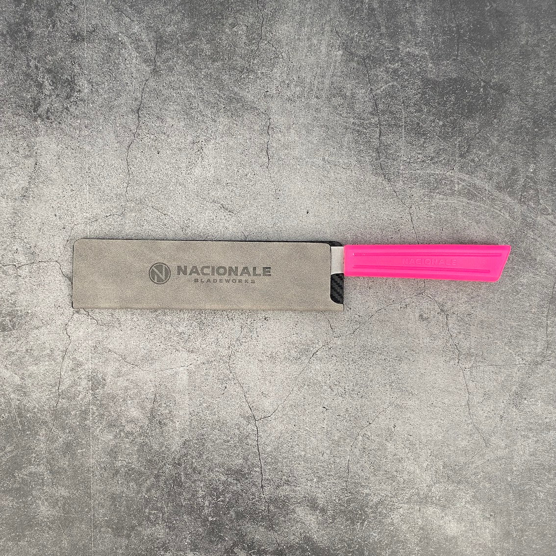 Nacionale 190mm Magnetic Knife Guard. Shadow Grey PU (medium)