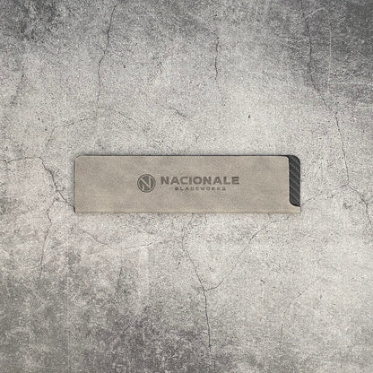 Nacionale 190mm Magnetic Knife Guard. Shadow Grey PU (medium)