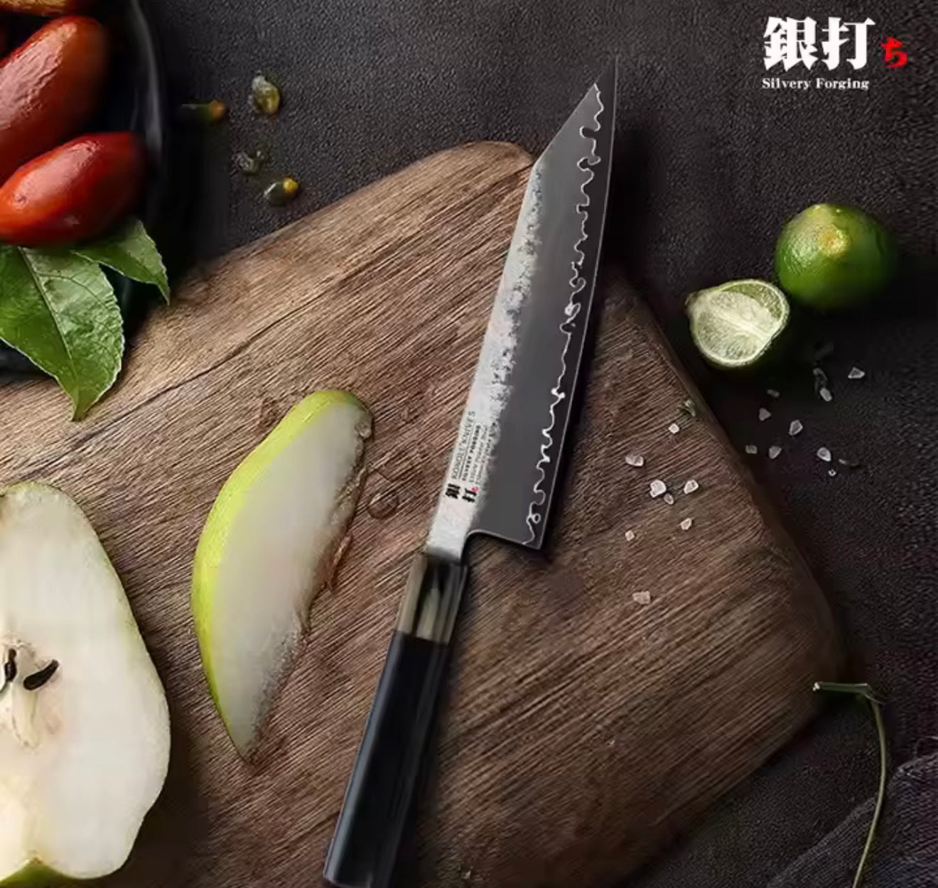 KONOLL 210MM Buffalo Horn & Ebony Wood Handle K-Tip