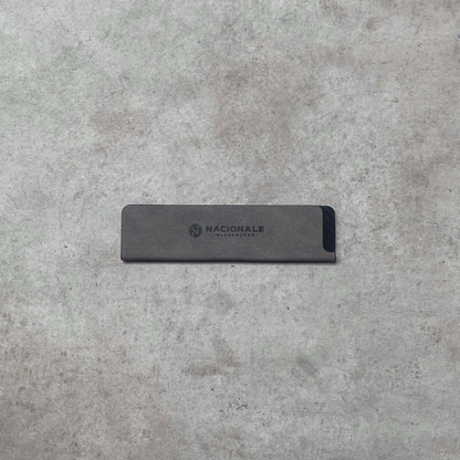 Nacionale 165mm Magnetic Knife Guard. Shadow Grey PU (small)